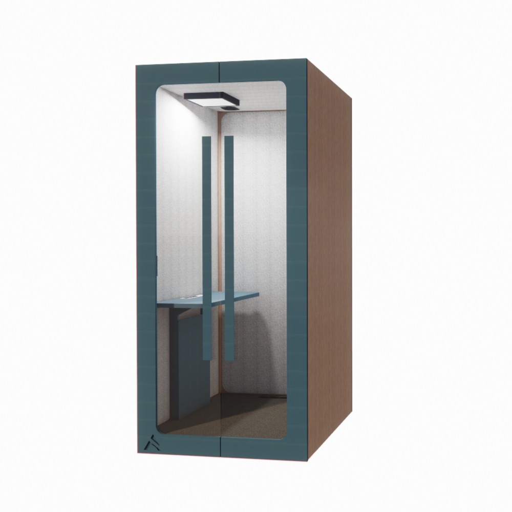 Cabine Individual - em ângulo